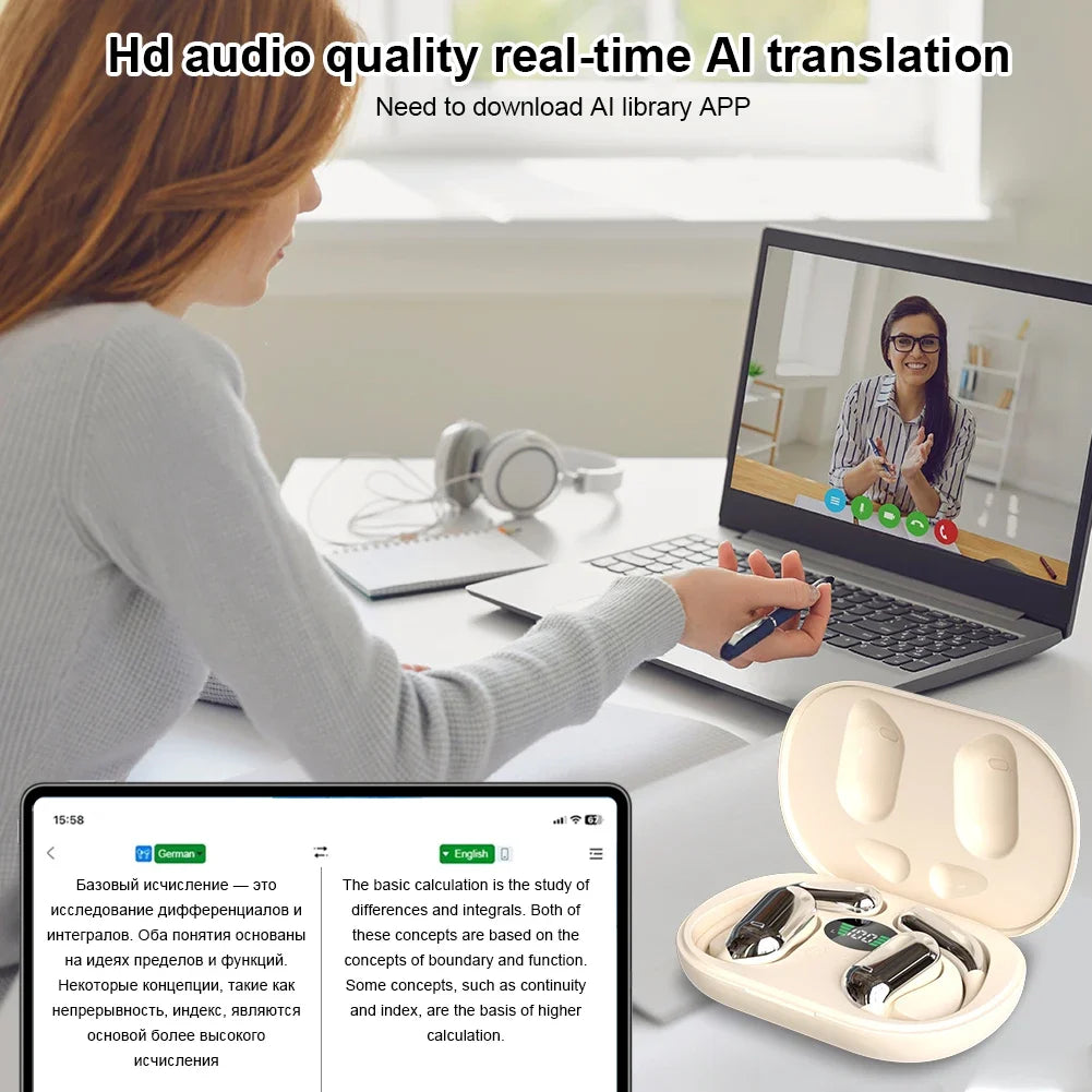 NexTranslate - AI translator Earbuds