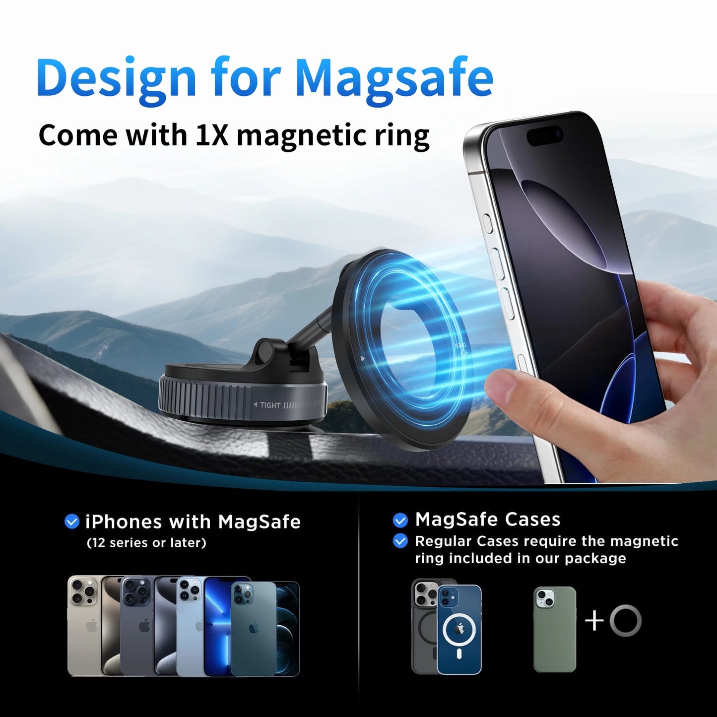 Magit - Magnetic Phone Holder (Universal Use)
