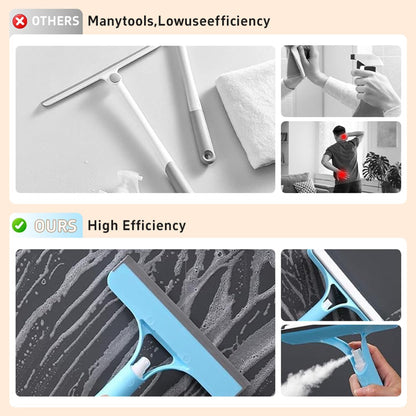 SprayNShine - 3 in 1 Window Cleaner Tool with Sprayer
