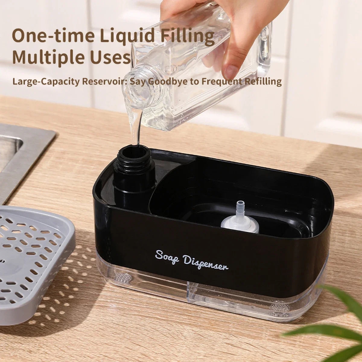 SpongeMate - Dual Soap Dispenser