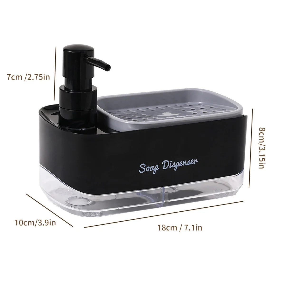 SpongeMate - Dual Soap Dispenser